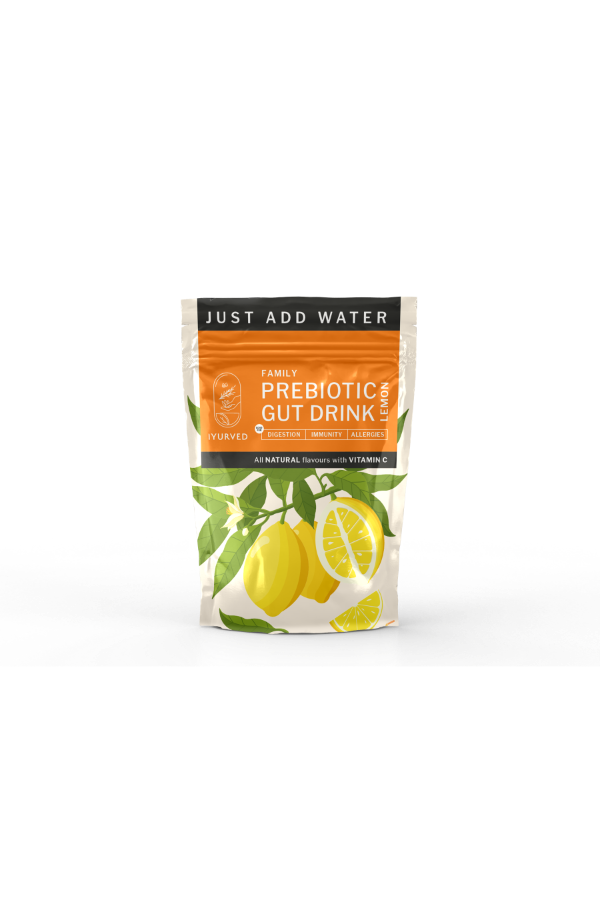 Family Prebiotic Gut Drink Powder Lemon